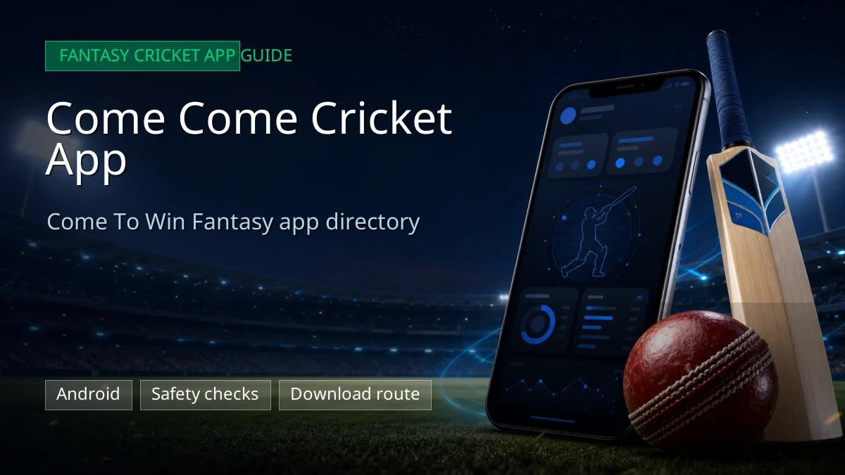 Come Come Cricket App fantasy cricket guide